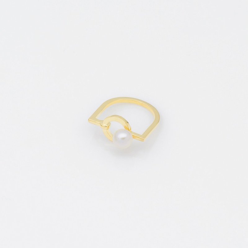 都会简约 /  Olga ring - 戒指 - 铜/黄铜 金色