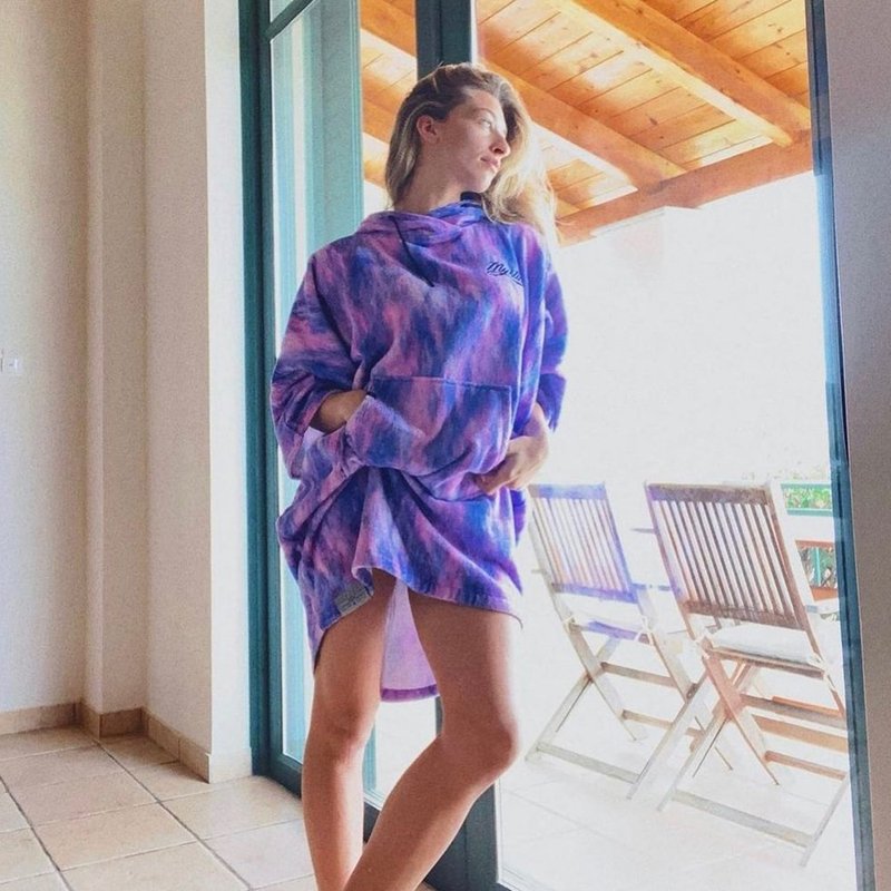 【MYSTIC】女生版 毛巾衣 浴巾衣 炫光紫 - 运动配件 - 棉．麻 