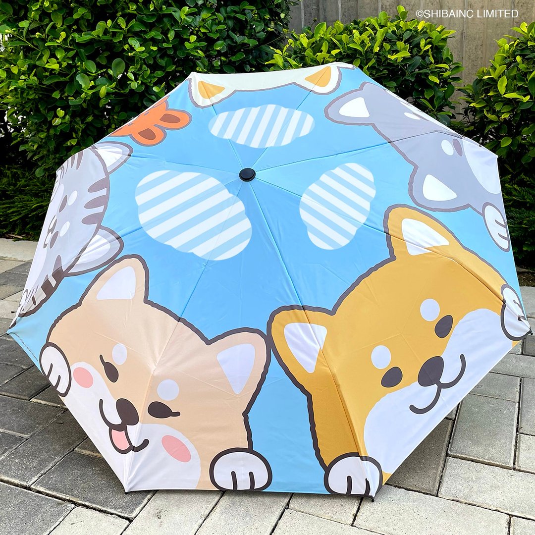 SHIBAINC 柴犬工房 晴天 雨天 伞 - 雨伞/雨衣 - 防水材质 蓝色