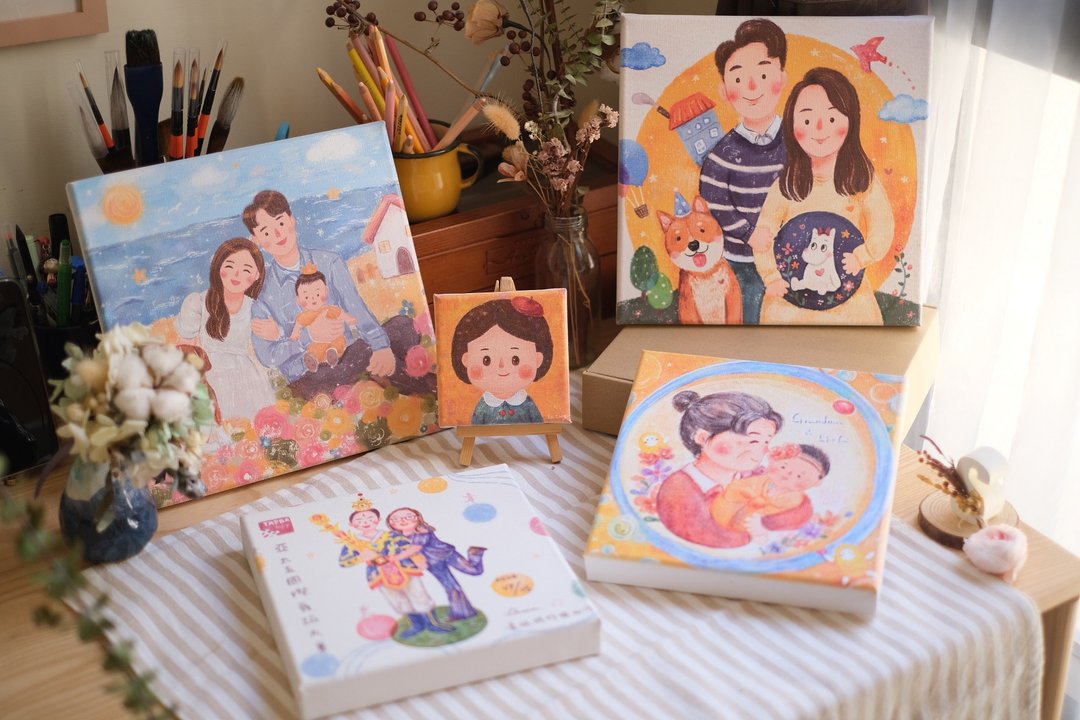 【 加购】定制高彩印刷无框画 - 画框/相框 - 纸 白色