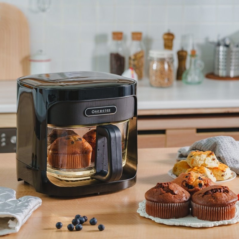 one-meter4.5L玻璃3D气旋无油空气炸锅 玻霸锅 - 厨房家电 - 其他材质 