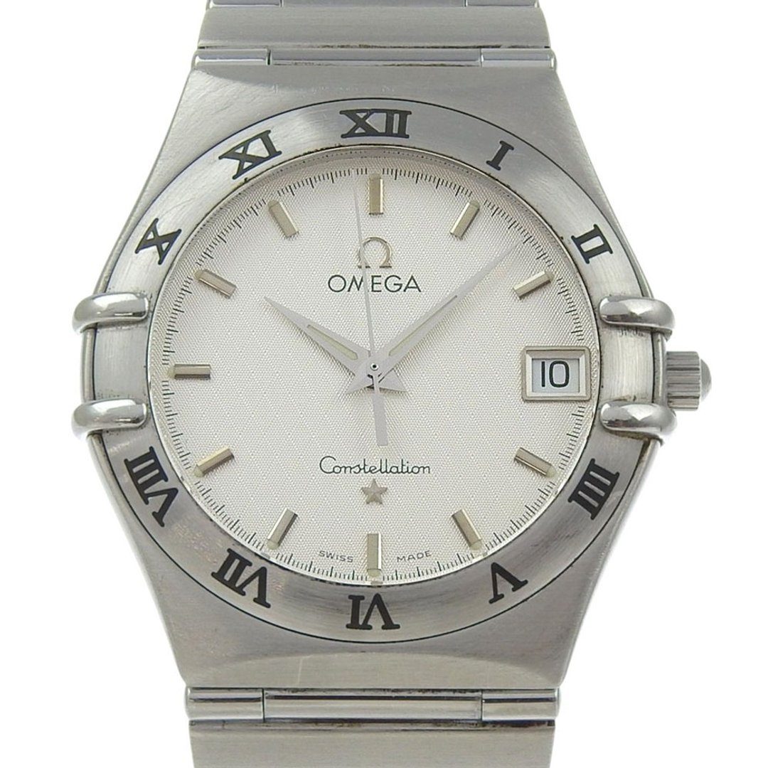 【日本直送】欧米茄 OMEGA Constellation 星座系列 石英表 日期显示 1512.30 不锈钢 液晶指针式 表盘白色 男女适用【二手】 - 女表 - 不锈钢 白色