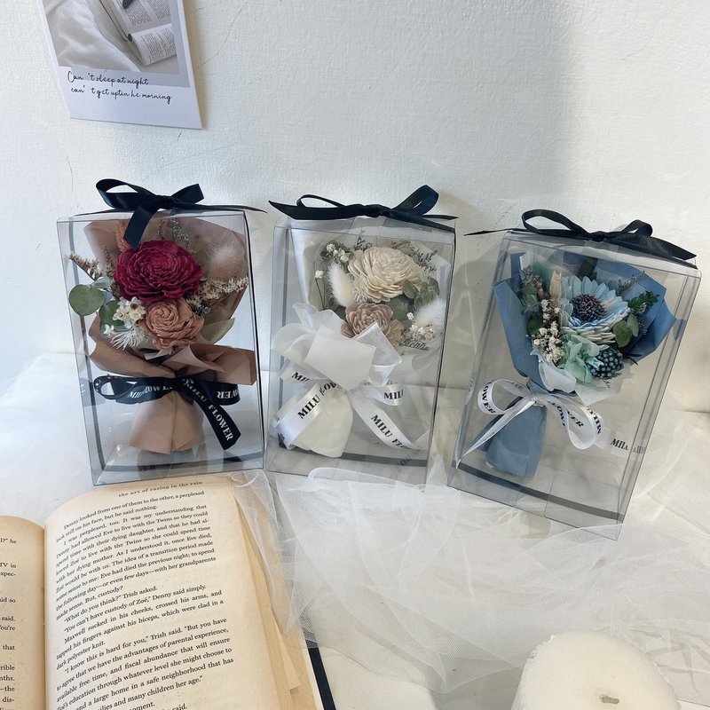 干燥花 扩香 花束 生日 情人节 毕业 花礼 - 干燥花/捧花 - 植物．花 多色