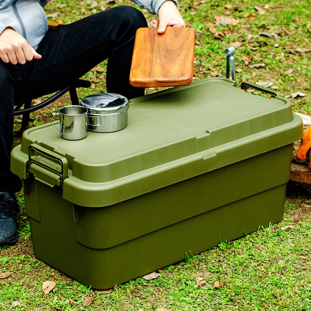 二代 日本RISU TRUNK CARGO可堆叠多功能耐重收纳箱70L三色可选 - 收纳用品 - 塑料 