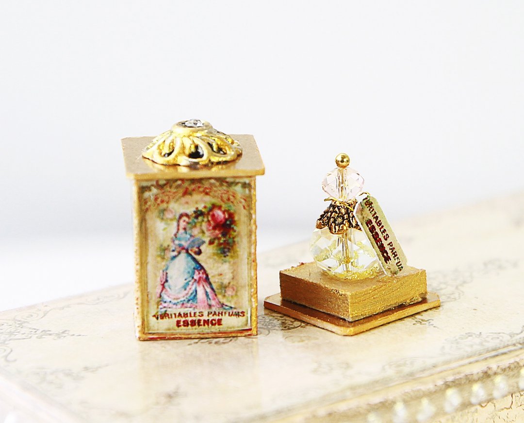 Miniature perfume for a dollhouse 1:12 - 其他 - 玻璃 多色