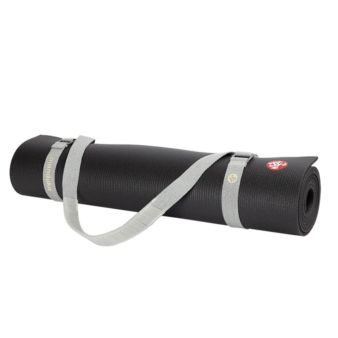 【Manduka】Commuter Mat Carrier瑜珈垫背绳-Heather Grey Bliss - 运动配件 - 棉 灰色
