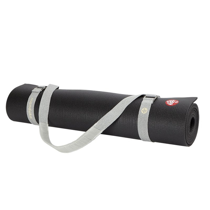 【Manduka】Commuter Mat Carrier瑜珈垫背绳-Heather Grey Bliss - 运动配件 - 棉 灰色