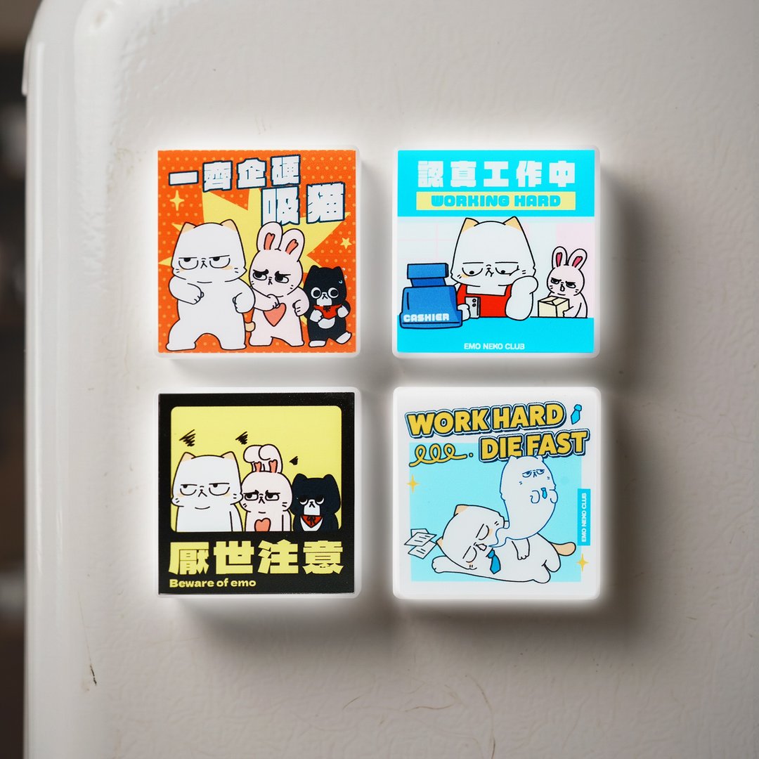 EMO NEKO CLUB 社团の发光灯箱 Blind Box - 数码小物 - 其他人造纤维 多色