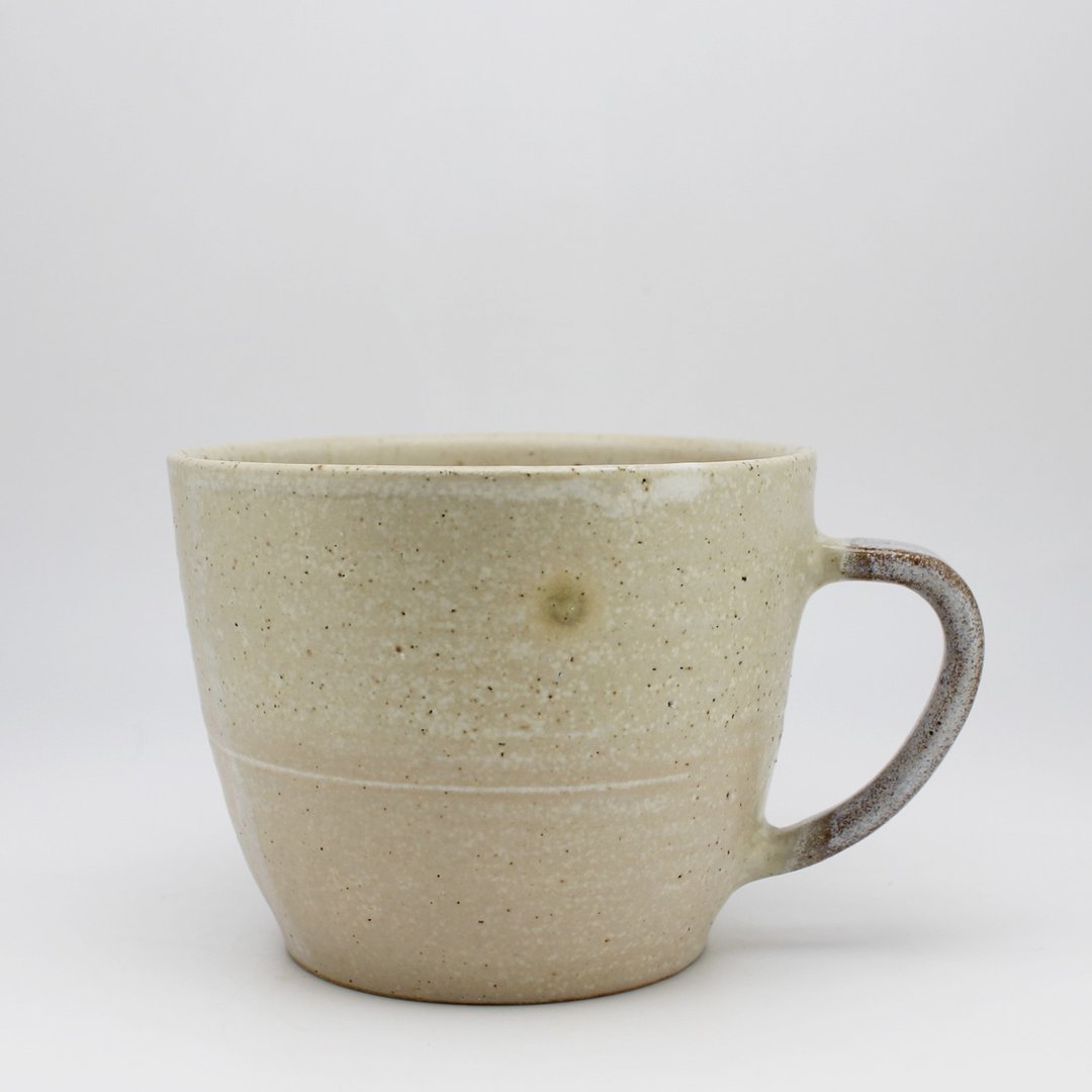 斑彩系列 – 拉坏手感陶瓷杯  咖啡杯 茶杯 杯子 陶瓷 马克杯 - 咖啡杯/马克杯 - 陶 卡其色