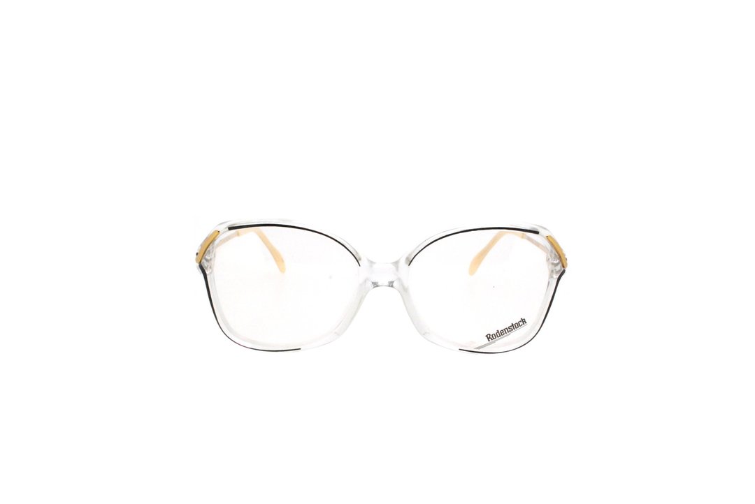 可加购平光/度数镜片 罗敦司得 Rodenstock Grazilla C 80年代德国制古董眼镜 - 眼镜/眼镜框 - 塑料 透明