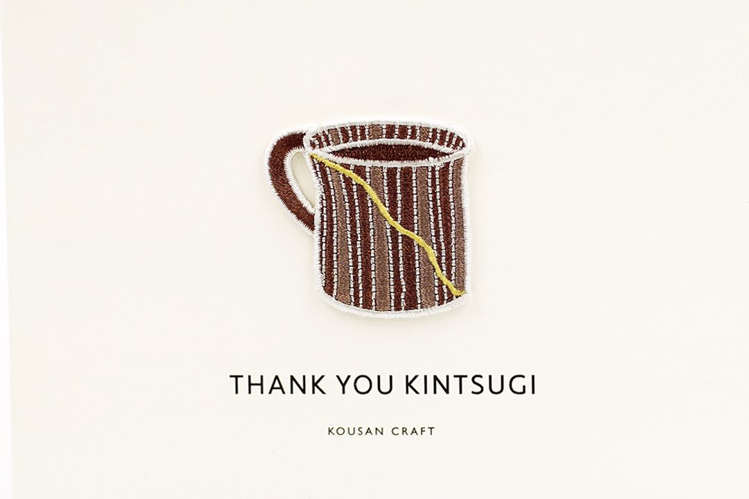 Wappen . Thank You KINTSUGI金继刺绣贴烫布贴 - 贴纸 - 绣线 