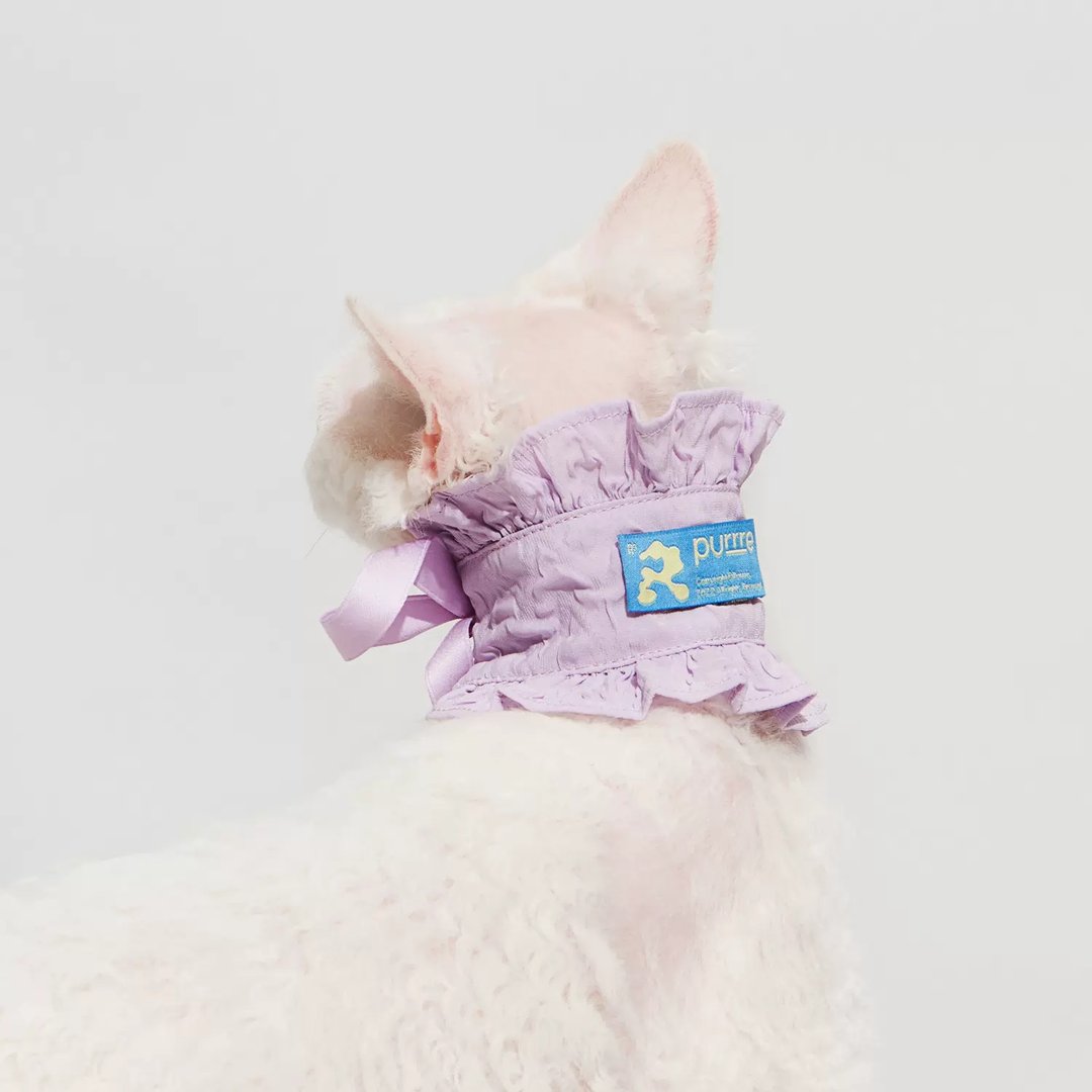 Purrre | 荷叶边两用脖围发带(三色) - 衣/帽 - 棉．麻 多色