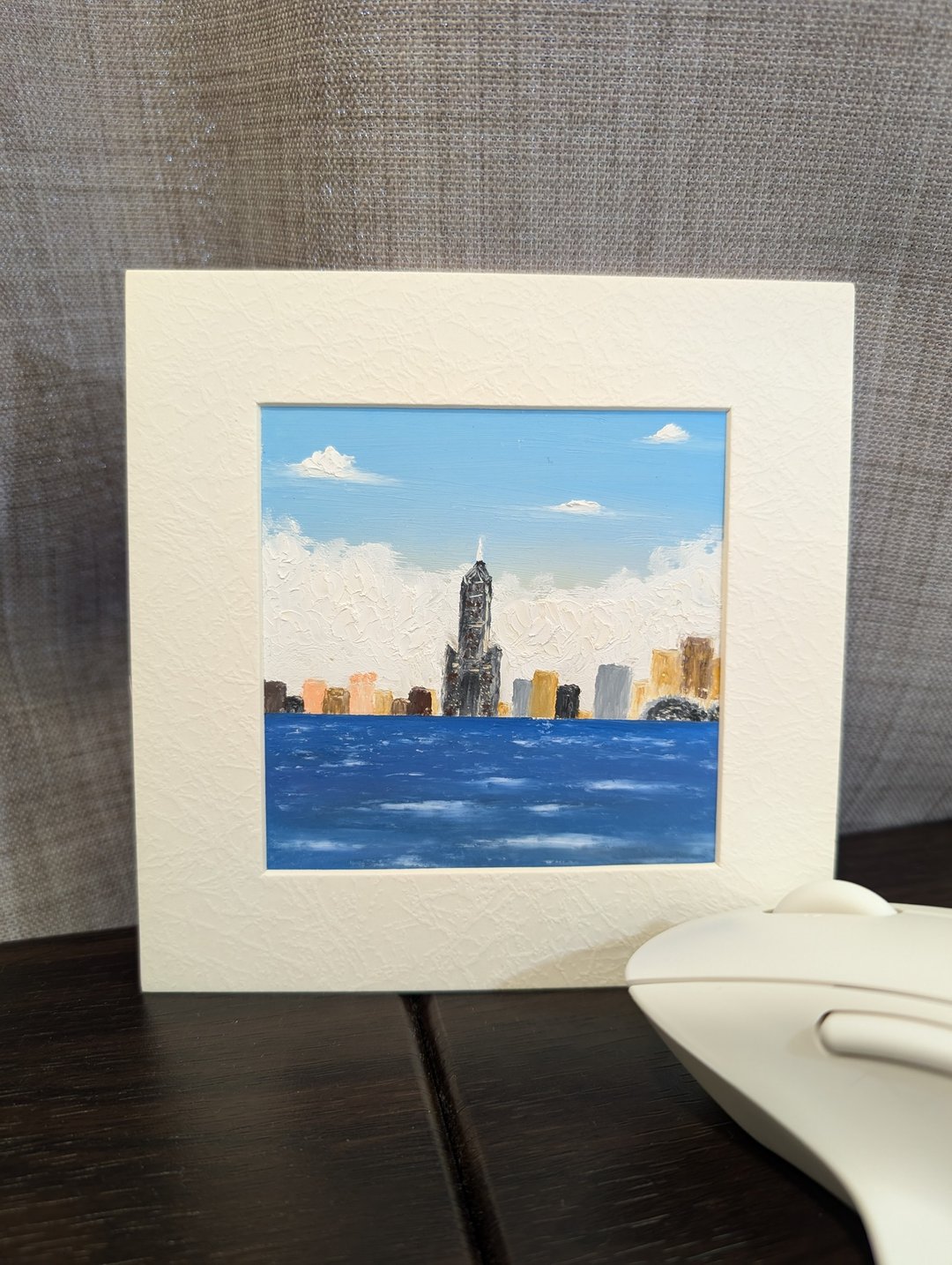 情感留存05-油画棒手绘-订制油粉彩立体画 - 海报/装饰画/版画 - 纸 白色