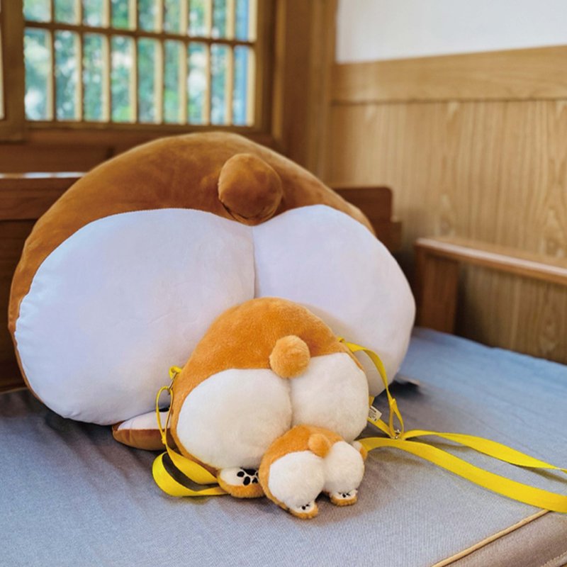 【设计馆主打商品】柯基造型斜背包 宠物 猫咪 - 侧背包/斜挎包 - 聚酯纤维 橘色