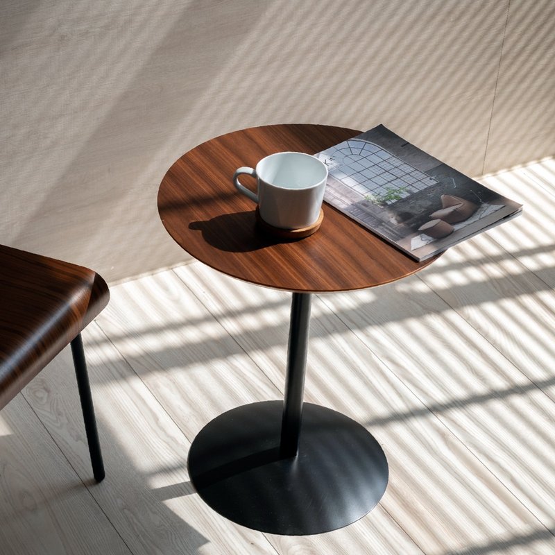 居然家居 | 圆圆边桌 (两色) 洽谈桌 咖啡桌 - 其他家具 - 其他材质 卡其色