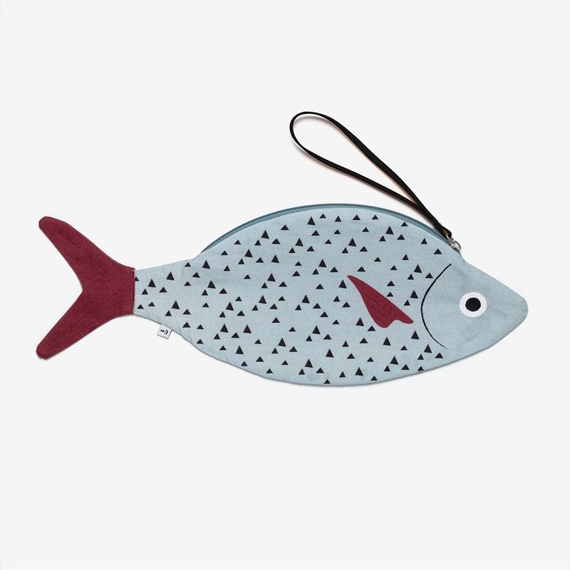 大西洋金枪鱼收纳袋 | Don Fisher - 手拿包 - 棉．麻 多色