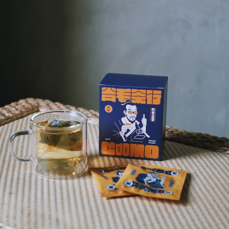 人气No.1 | 独特奶香风味 | 奶香金萱 | 台湾原叶茶包 8入盒装 - 茶 - 新鲜食材 蓝色
