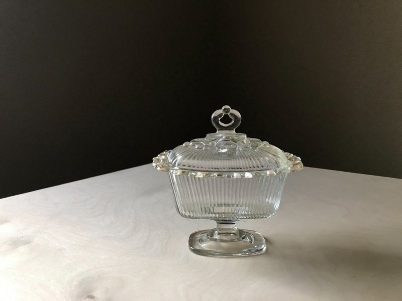 早期/ 奶奶的糖果器皿 - 收纳用品 - 玻璃 透明