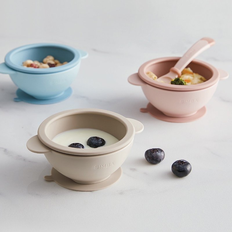 【Simba小狮王辛巴】美味曲奇宝宝餐具组 - 儿童餐具/餐盘 - 其他材质 卡其色