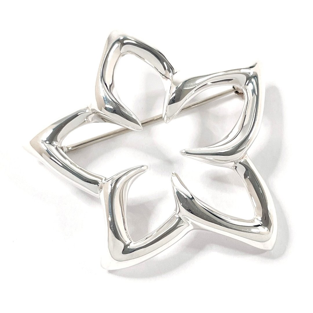 【日本直运 9成新美品】蒂芙尼 TIFFANY&Co. 胸针 别针式胸针 鸡蛋花 花朵 925纯银 抛光处理 - 胸针 - 纯银 银色