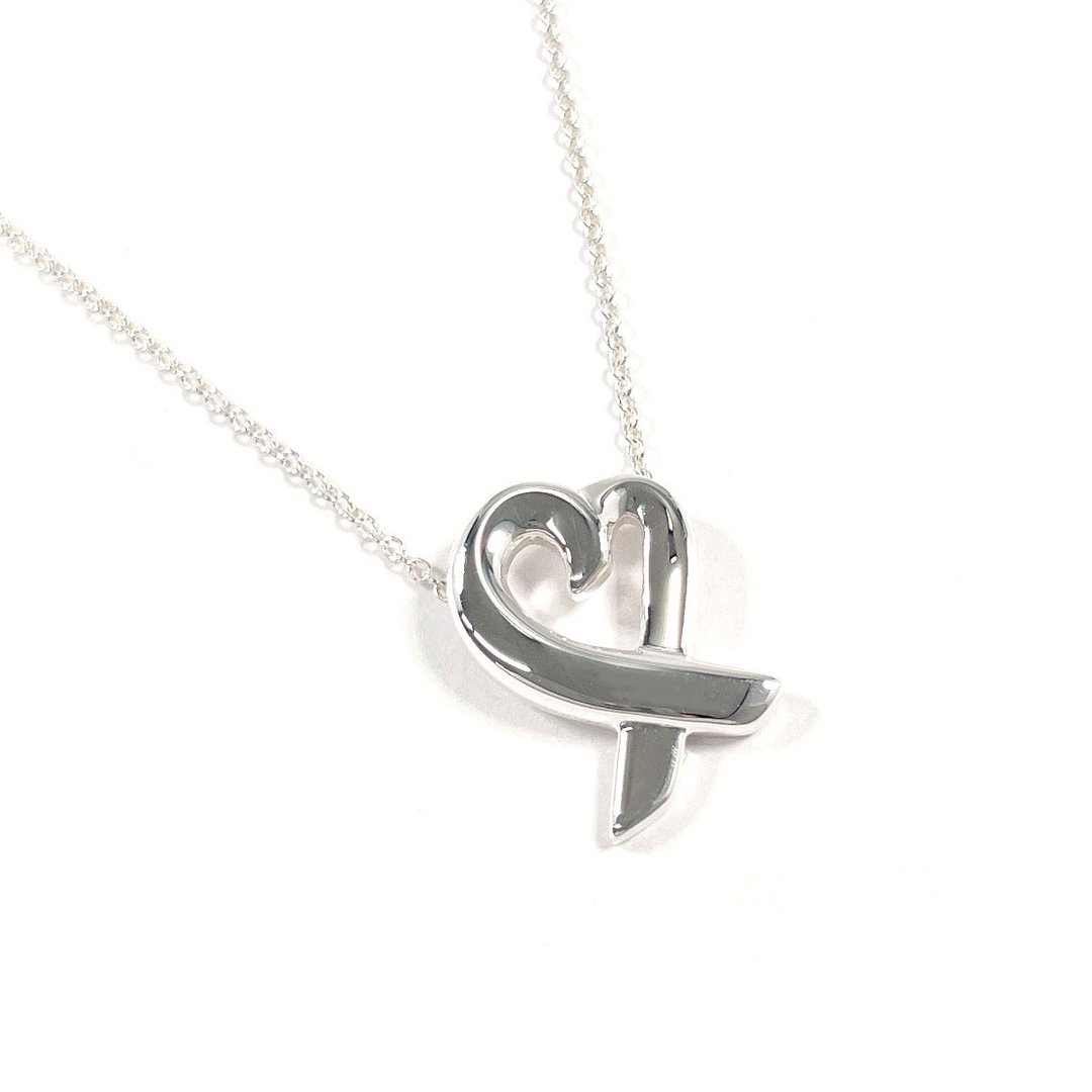 【日本直送．二手美品】蒂芙尼 TIFFANY&Co. 项链 爱心 毕卡索 银 925 饰品 经抛光处理 - 项链 - 纯银 银色