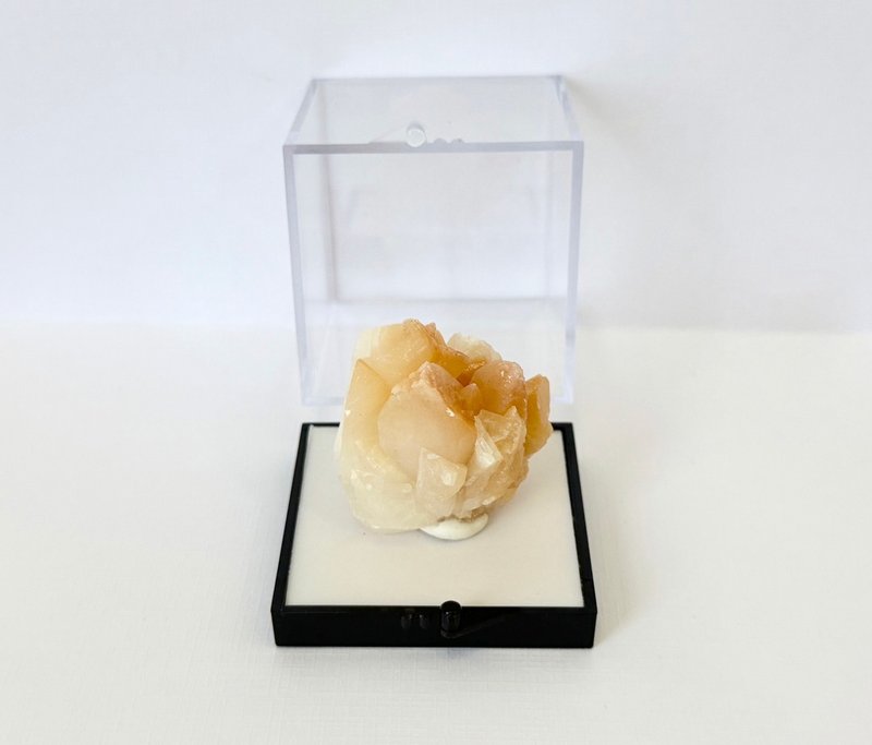 采矿 方解石 方解花 结晶花原矿 矿标 - 摆饰 - 水晶 