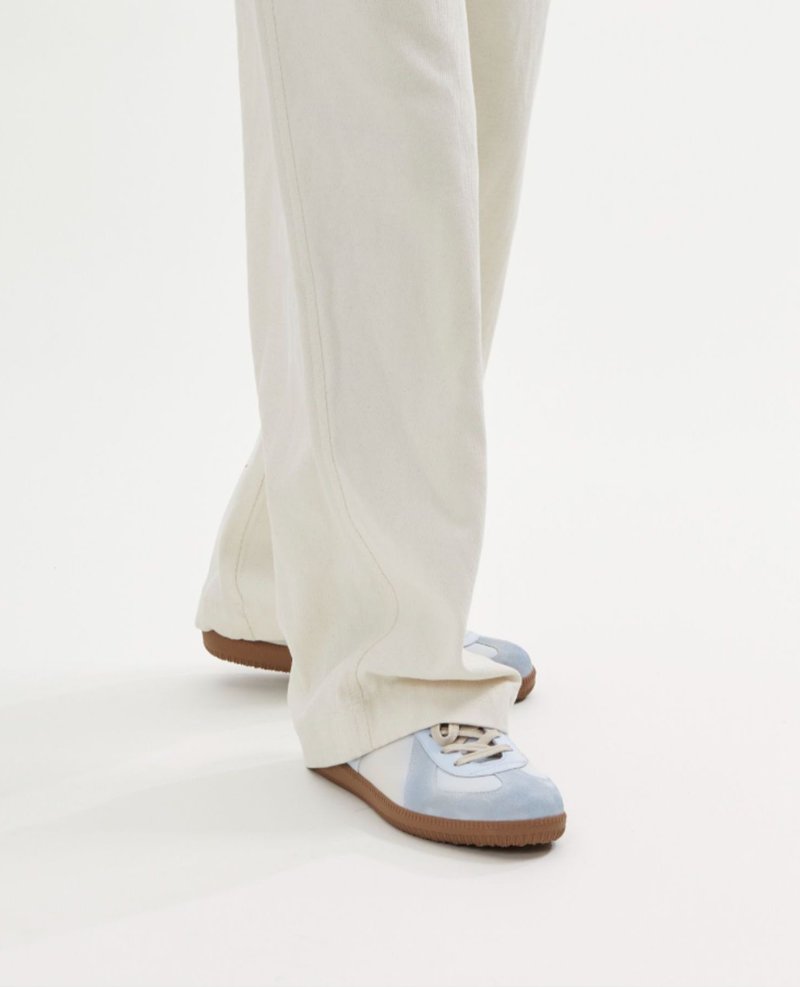 German Trainers 喷漆德训球鞋 無性別穿搭 浅蓝色 - 女款运动鞋/球鞋 - 其他材质 蓝色