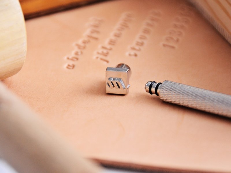 粗体手写大草连图案+手写小草连数字 压印套装 木盒礼盒2组装 DIY - 其他 - 其他金属 银色