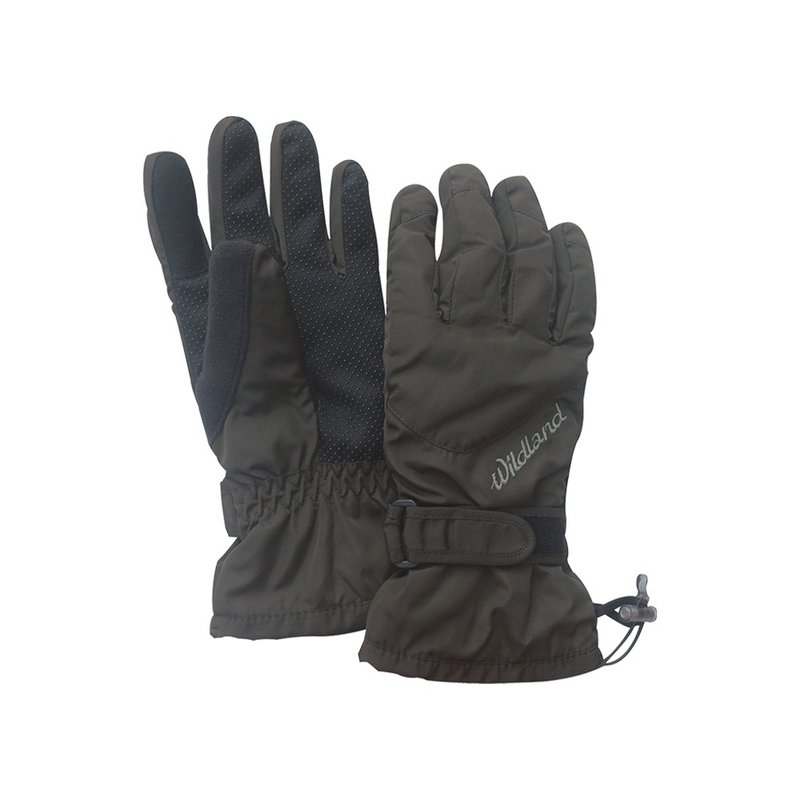 【Wildland 荒野】PR棉防水防风触控手套 中性 灰绿色 W2006-05 - 手套 - 聚酯纤维 灰色