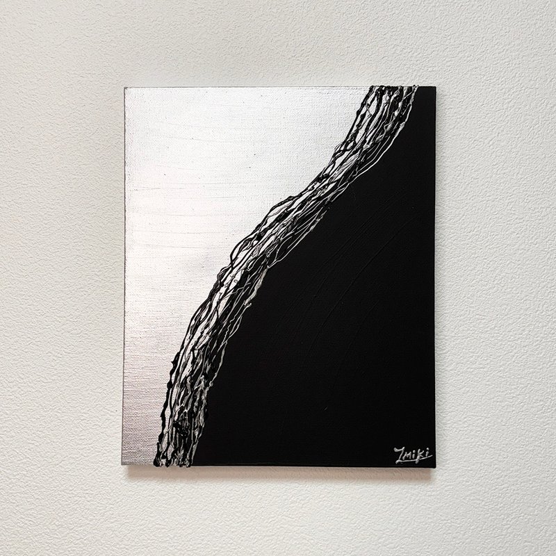 原画 原创 绘画 压克力画 Mixed Place 27.3×22cm - 海报/装饰画/版画 - 其他材质 黑色