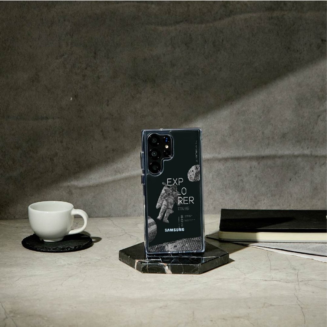 登月计划防摔透明SAMSUNG手机壳 - 手机壳/手机套 - 塑料 多色