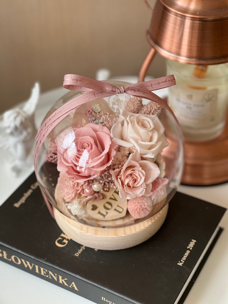 【一人开课】永生花LED灯玻璃球手作课 - 植栽 - 植物．花 