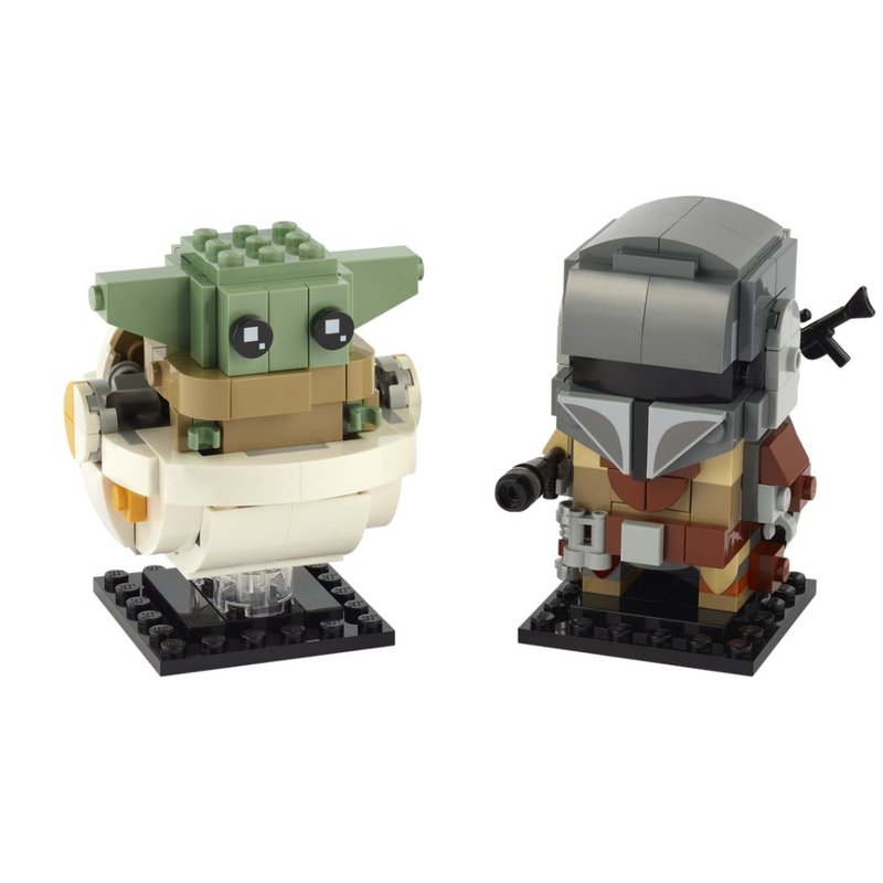 LEGO 75317 大头系列 曼达洛与尤达宝宝 - 玩偶/公仔 - 其他材质 