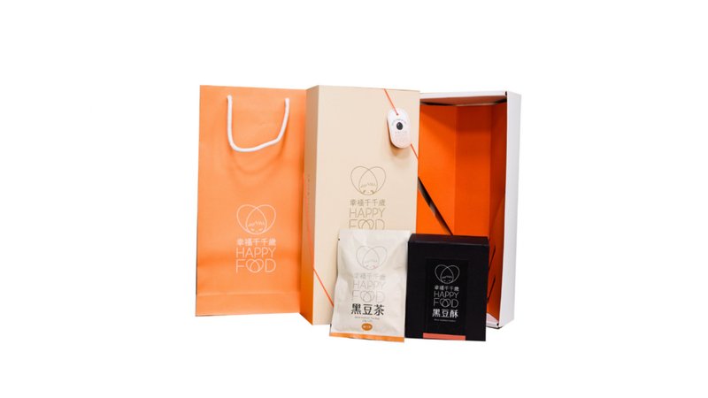 幸福千千岁黑豆茶食澎湃礼盒 (附提袋) - 健康/养生 - 其他材质 