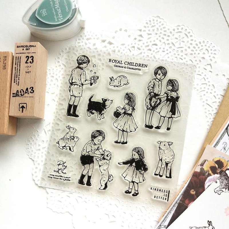 皇室小孩 透明印章 - 印章/印台 - 聚酯纤维 