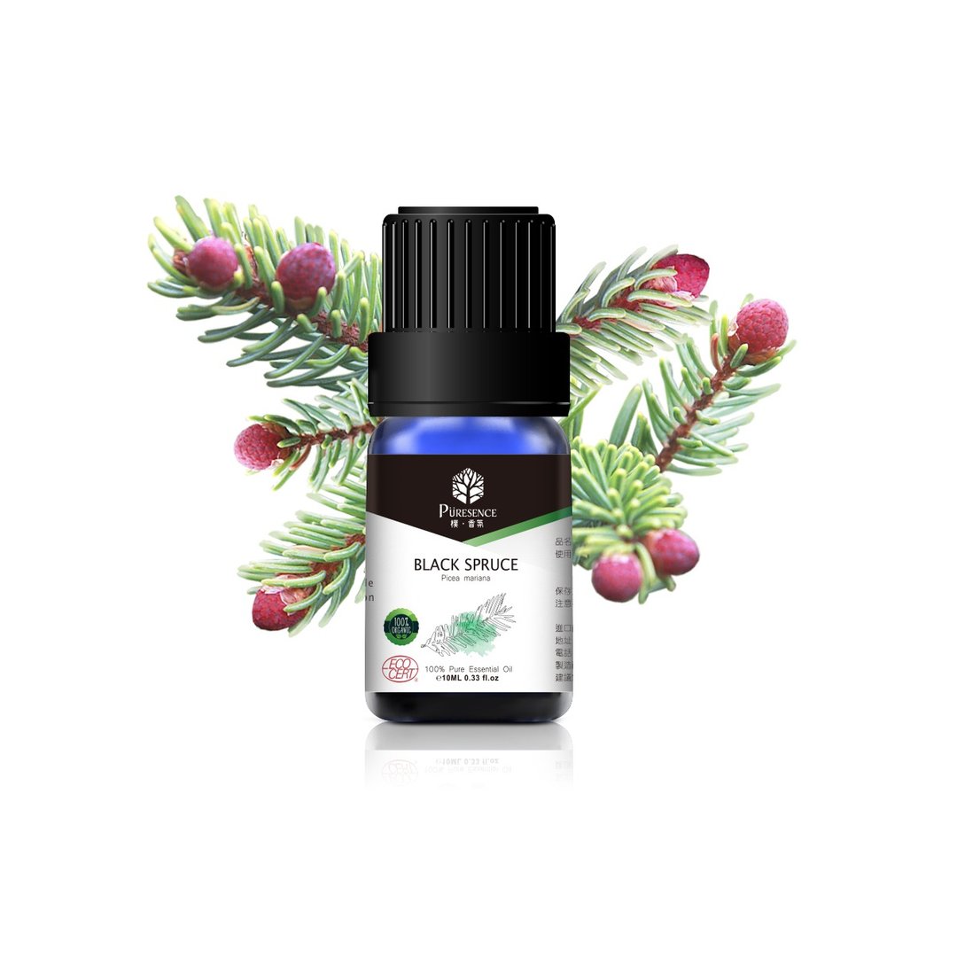 朴香氛PÜRESENCE有机黑云杉精油(Black Spruce)10ml - 香薰/精油/线香 - 精油 咖啡色