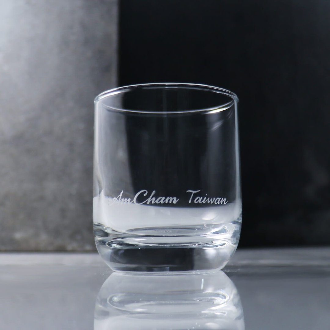 定制化礼物 235cc【雪之杯】厚底威士忌杯 - 酒杯/酒器 - 玻璃 灰色