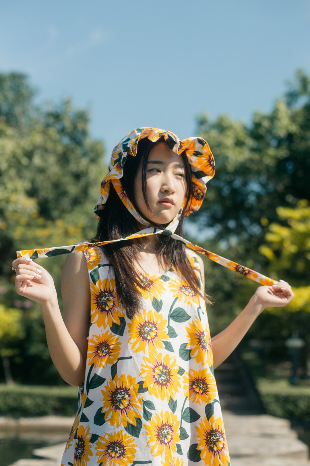 Sunflower Dress - 洋装/连衣裙 - 棉．麻 多色