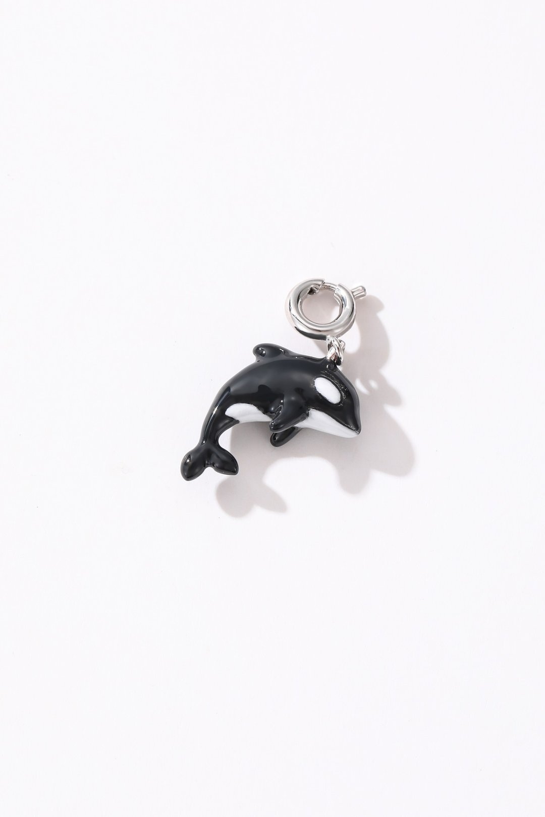 虎鲸吊饰钛钢手链~ orca Bracelet - 手链/手环 - 珐琅 