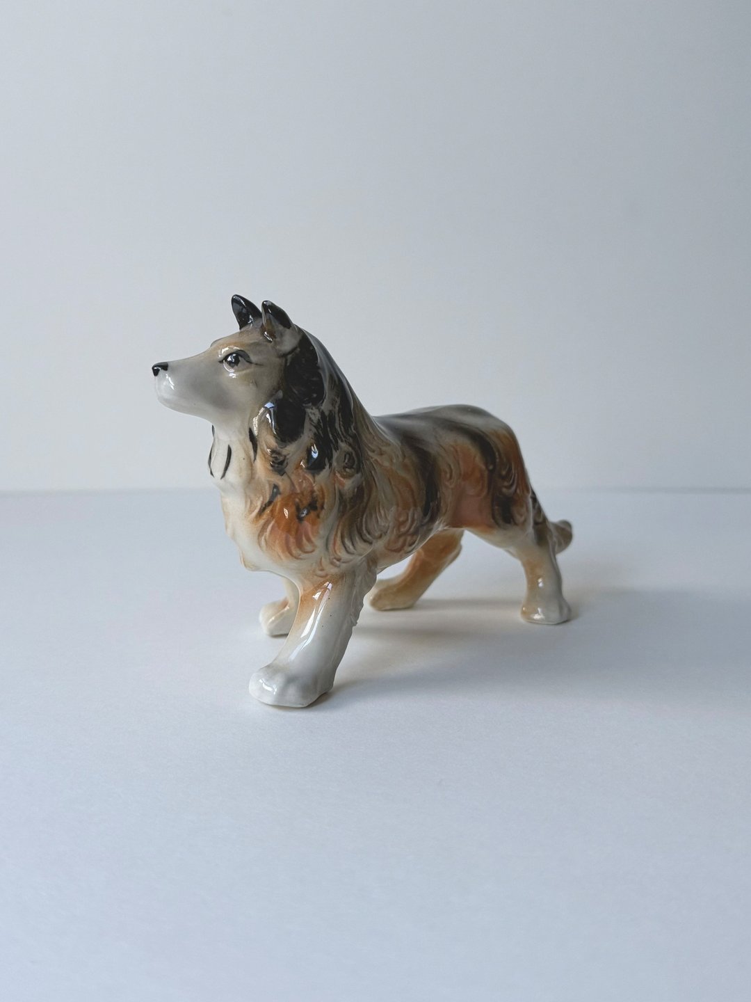 Vintage ceramic figurine 灵犬莱西陶瓷摆饰 - 摆饰 - 瓷 咖啡色