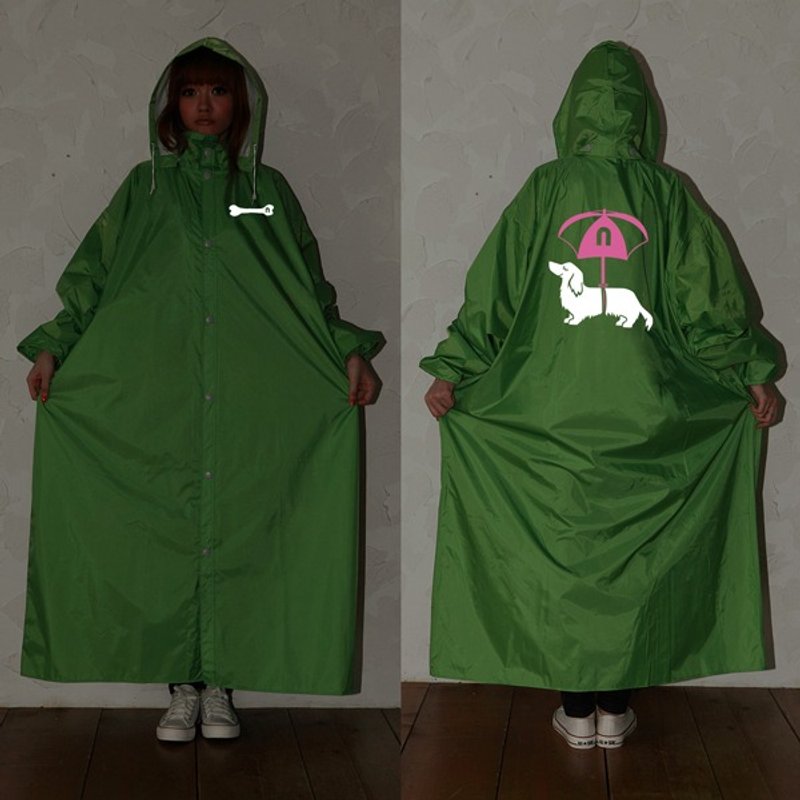防水 透气 反光雨衣 阻水加强雨衣 腊肠犬 Dachshund sausage dog - 雨伞/雨衣 - 防水材质 多色