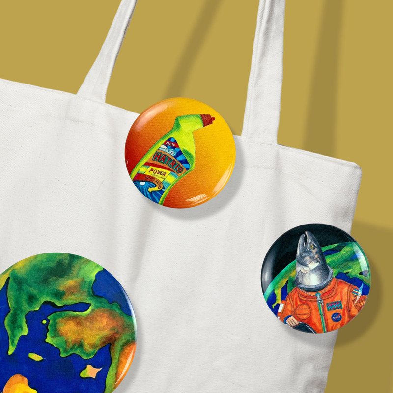 好划算别针组 - 胸针 - 防水材质 黄色