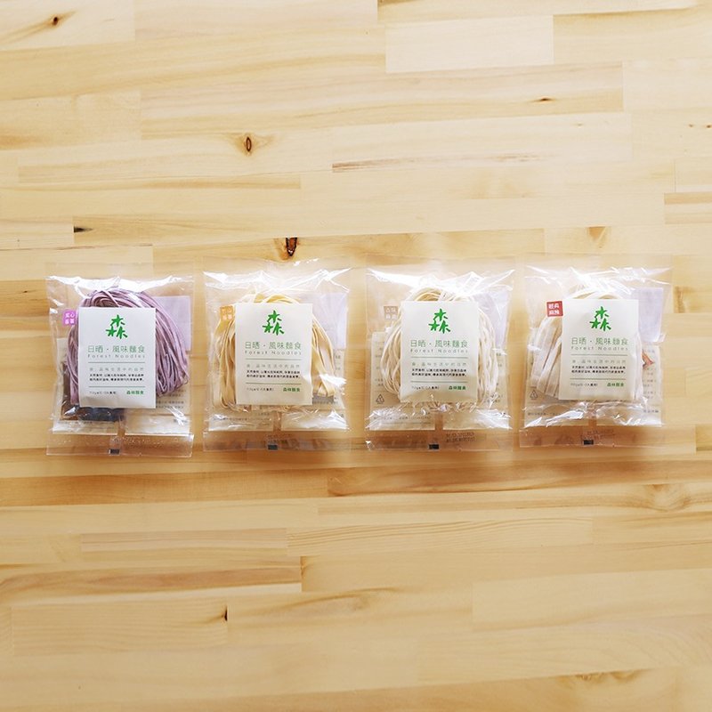 【森林面食/台湾包邮】36包组合(椒麻/麻酱/麻辣/沙茶/麻油/油葱) - 面/面线/米粉 - 新鲜食材 多色