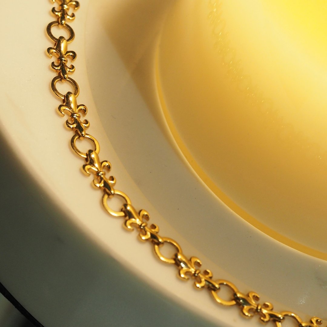 18K金黄金IRIS 手链 18K Gold Golden Iris Bracelet - 手链/手环 - 贵金属 