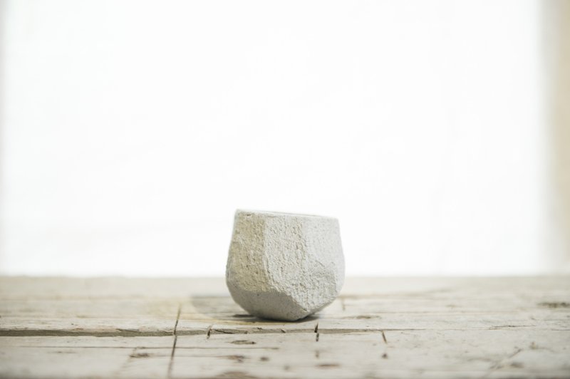 水泥器皿 / 不规则小盆 - 植栽/盆栽 - 水泥 灰色