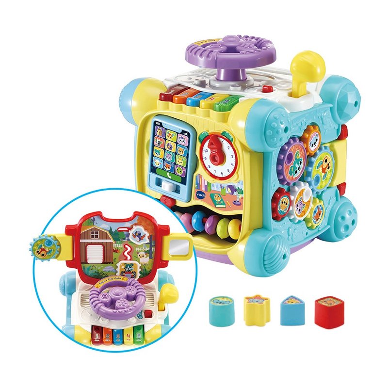 Vtech　6合1方向盘探索学习宝盒 - 玩具/玩偶 - 塑料 