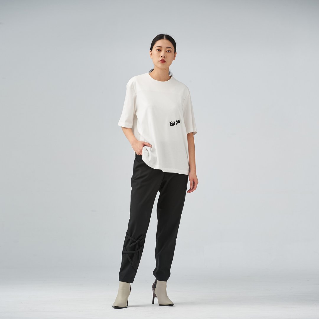 白色纯棉T-shirt - 女装上衣 - 棉 白色