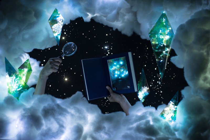 定制化礼物 【 十二星座系列 •  双子座 星夜之书】 - 灯具/灯饰 - 其他材质 绿色