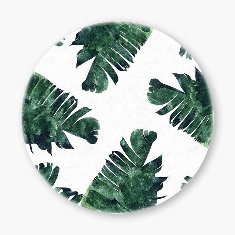 Snupped Ceramic Coaster - 陶瓷杯垫 - Banana leaf Frenzy - 杯垫 - 其他材质 