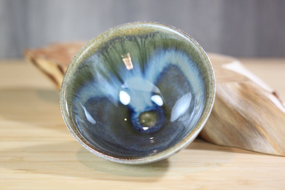 【沐春生活】120ml 天目釉 柴烧茶杯 莺歌名家叶敏祥手工作品 - 其他杯子 - 瓷 